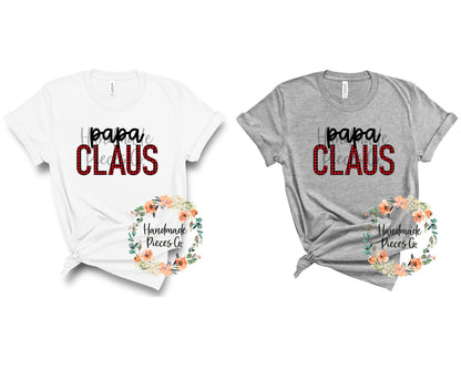 Papa Claus, Red Buffalo Plaid - Digital Download