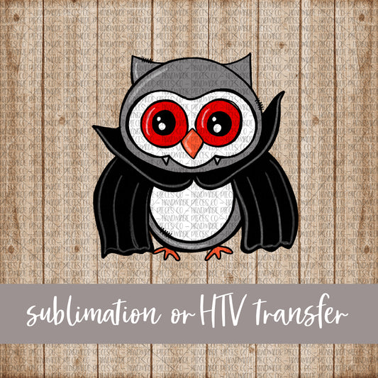 Vampire Owl - Sublimation or HTV Transfer