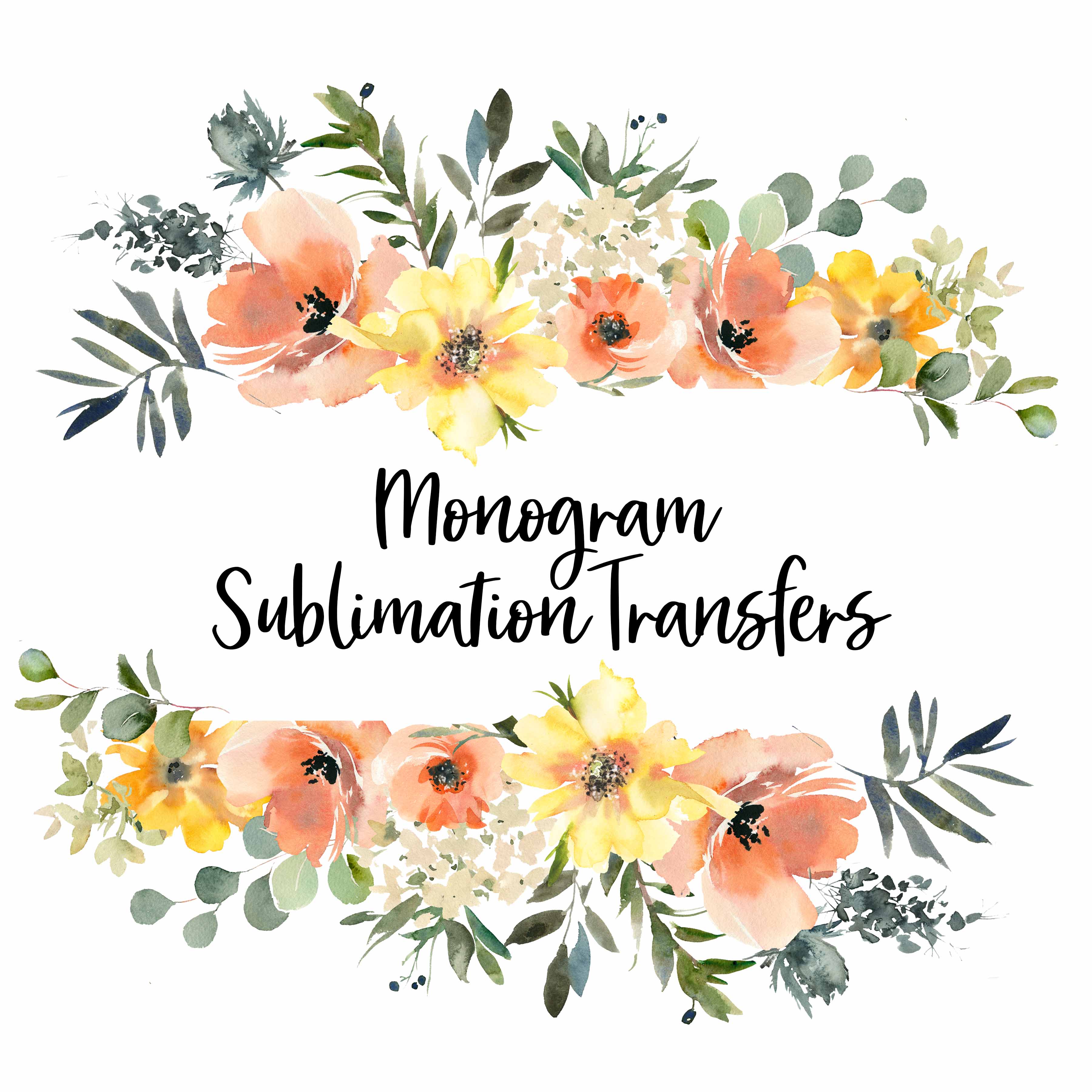 Monogram - Transfers – Handmade Pieces Co.