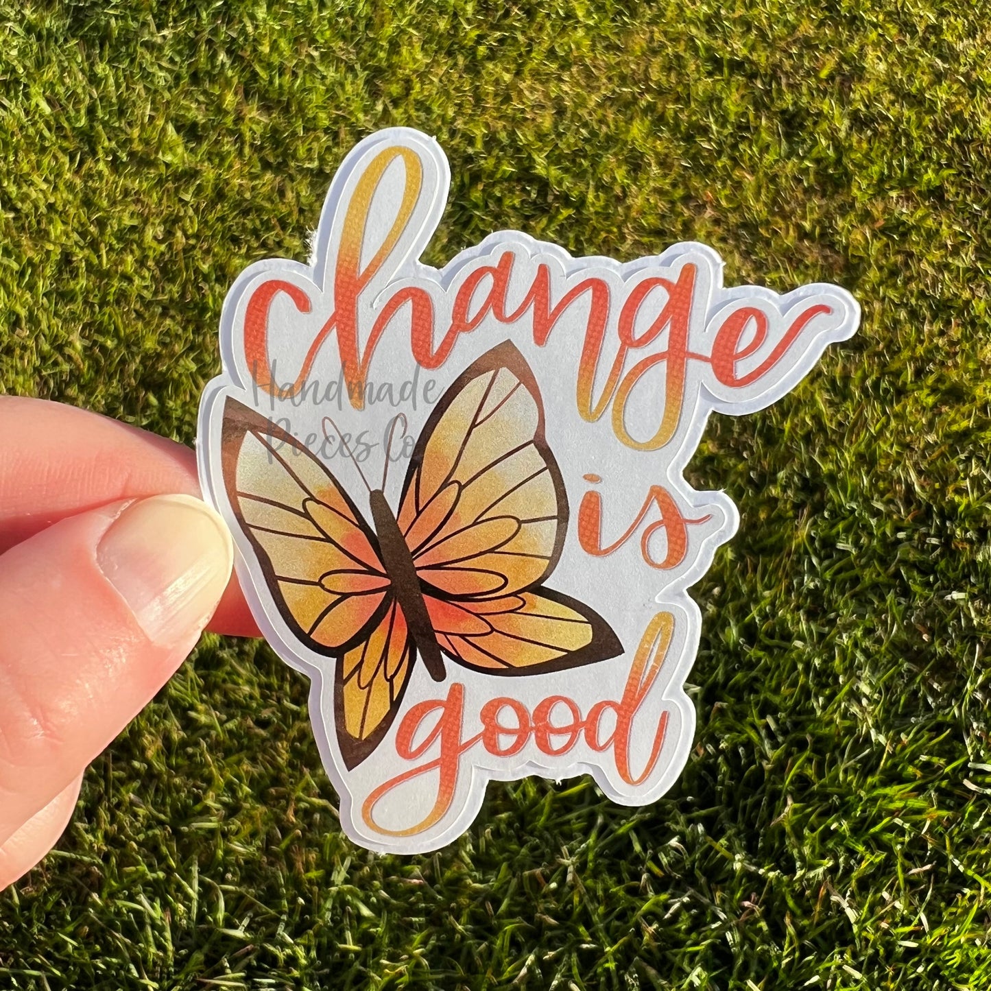 Change is Good, Butterfly - Vinyl Sticker