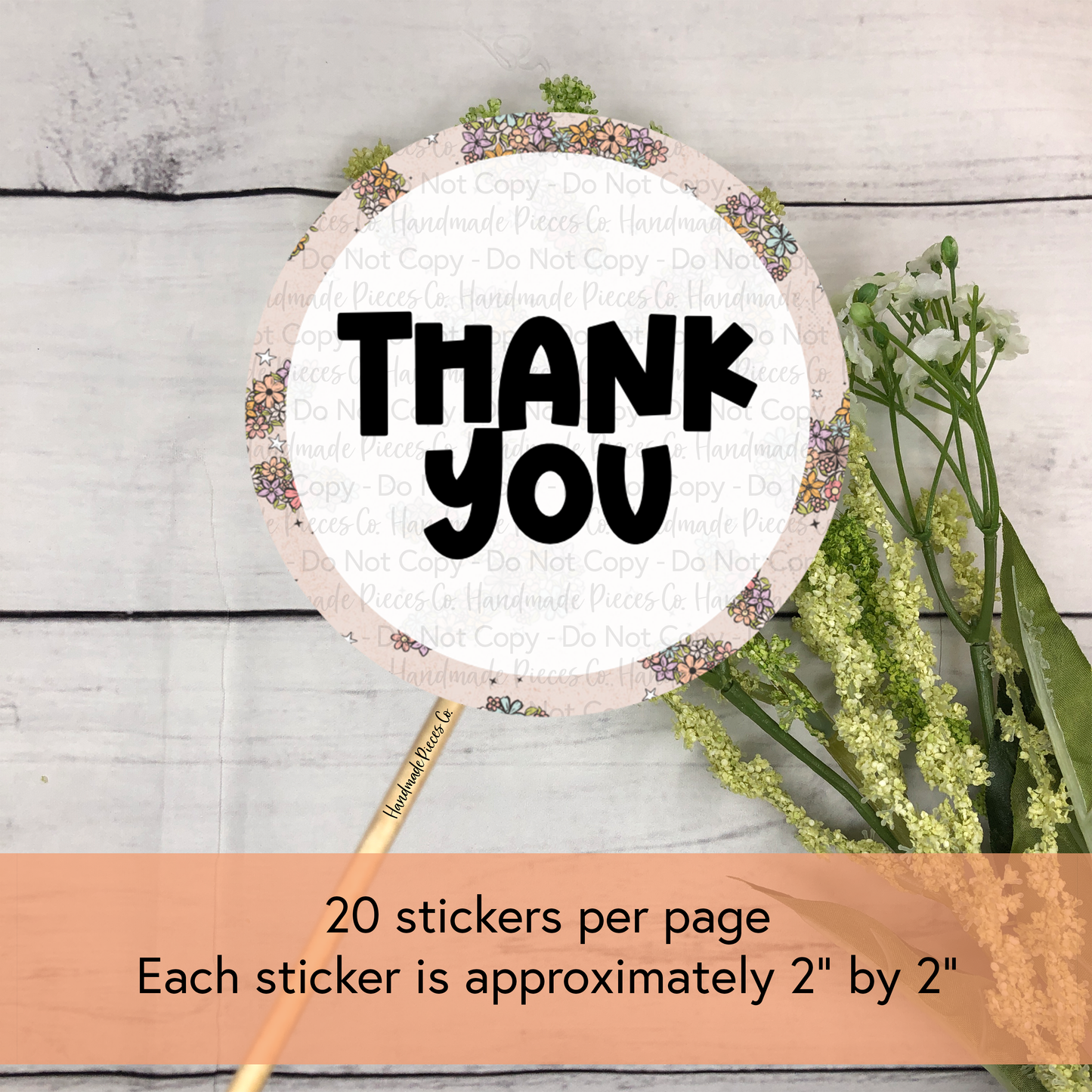 Thank You - Packaging Sticker, Easter Theme 2023