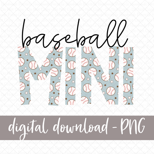 Baseball Mini, Baseballs - Digital Download