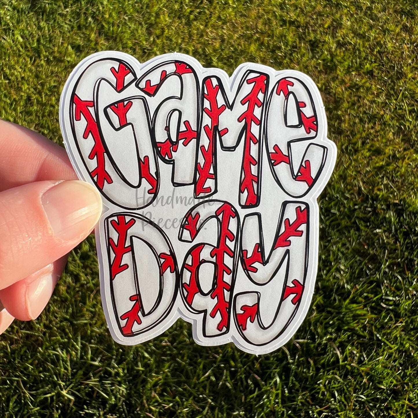 Game Day, Baseball - Vinyl Sticker