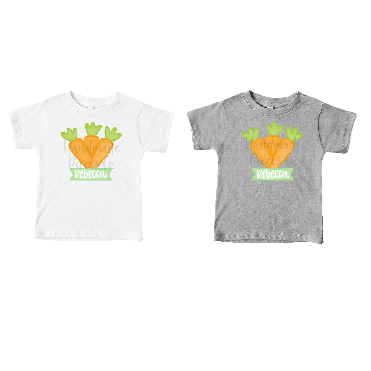 Carrot Trio with Name - Sublimation or HTV Transfer