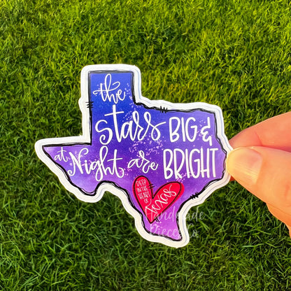 Texas, The Stars at Night - Vinyl Sticker