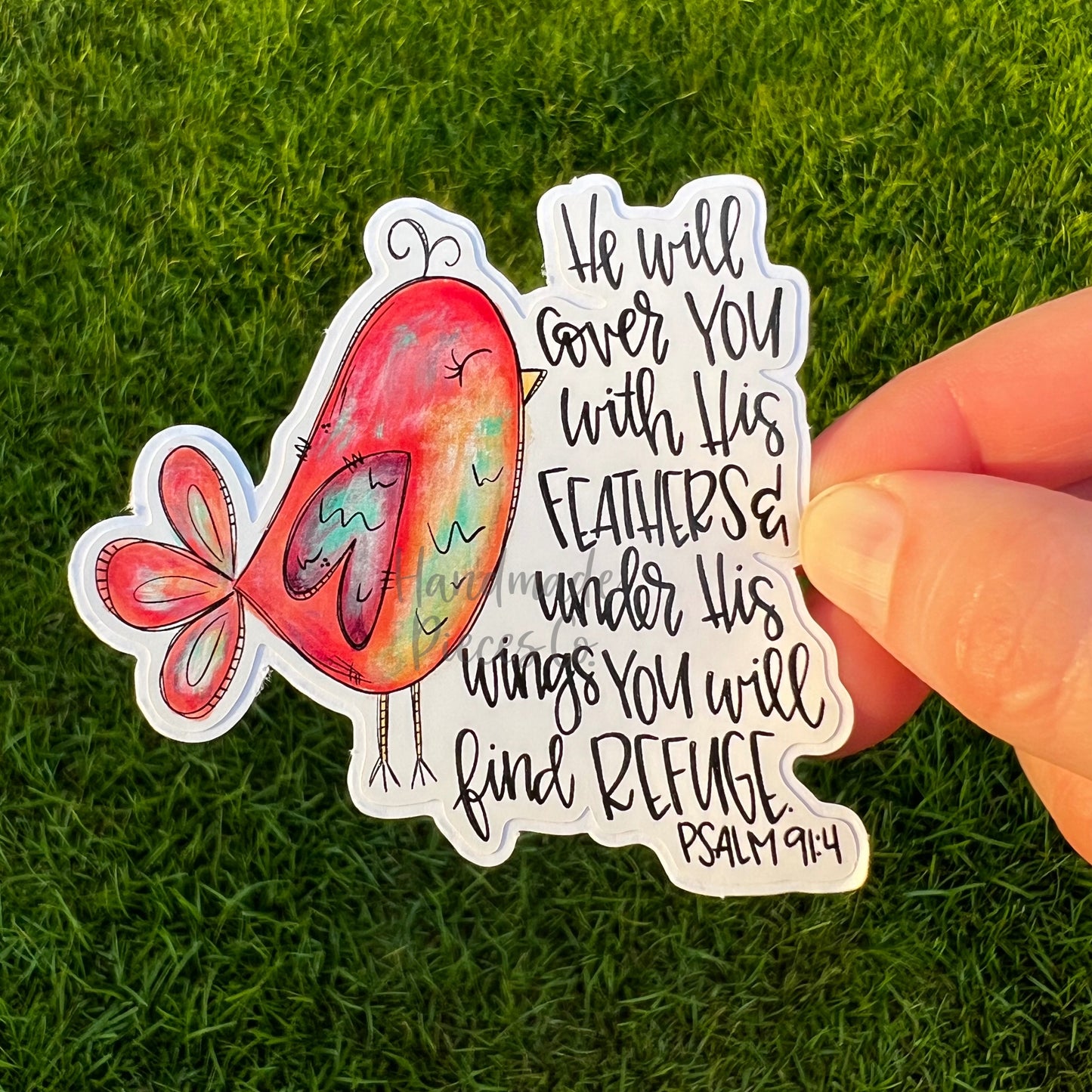 You Will Find Refuge - Vinyl Sticker