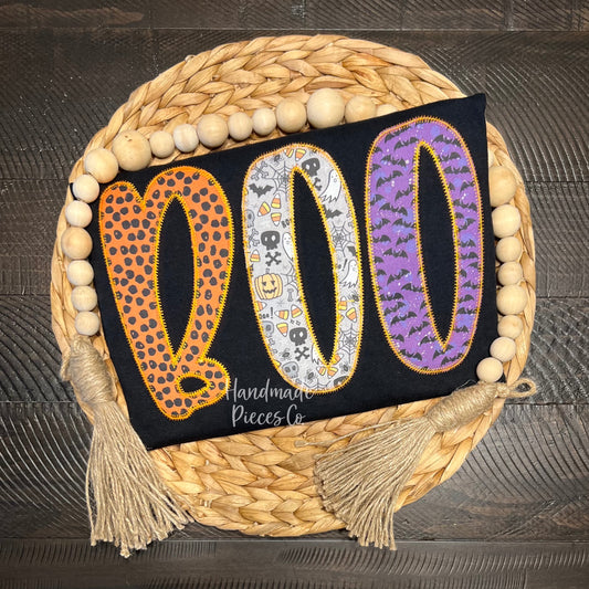 Boo Embroidered Applique Garment - Youth / Adult