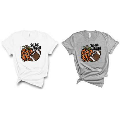 Pumpkin Leopard and Football, Tis the Season - Sublimation or HTV Transfer