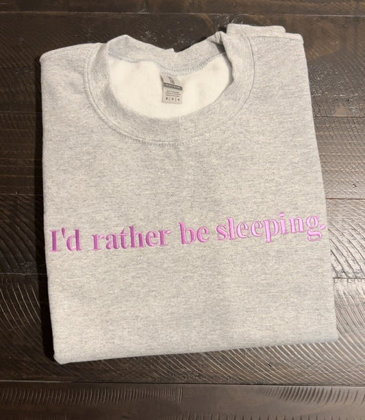 Sample Collection - I'd Rather Be Sleeping - Size Medium