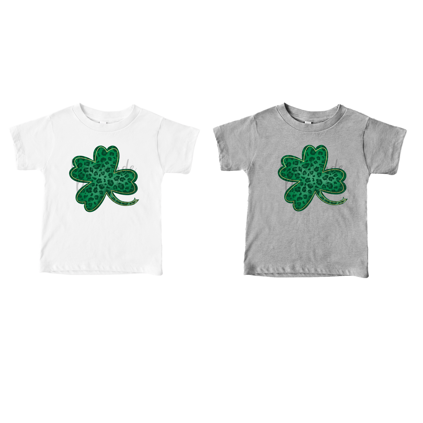 Shamrock, Leopard - Sublimation or HTV Transfer