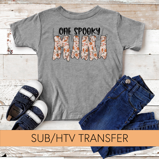 One Spooky Mini, Halloween Treats - Sublimation or HTV Transfer