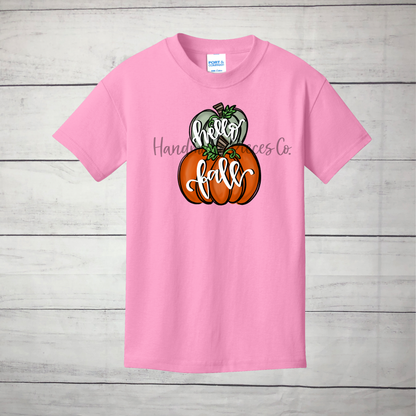 Pumpkin Stack, Hello Fall Graphic Shirt