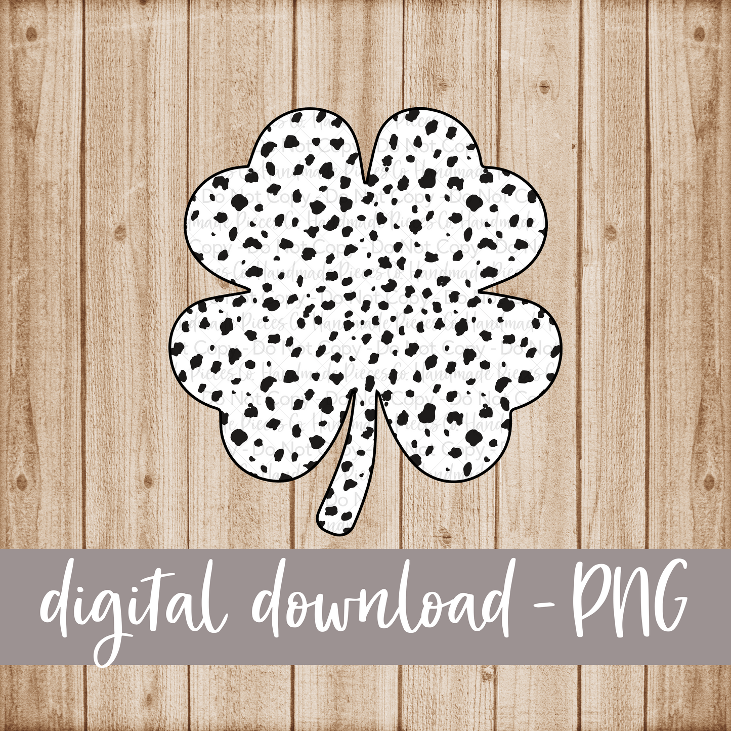 Shamrock, Dalmatian - Digital Download