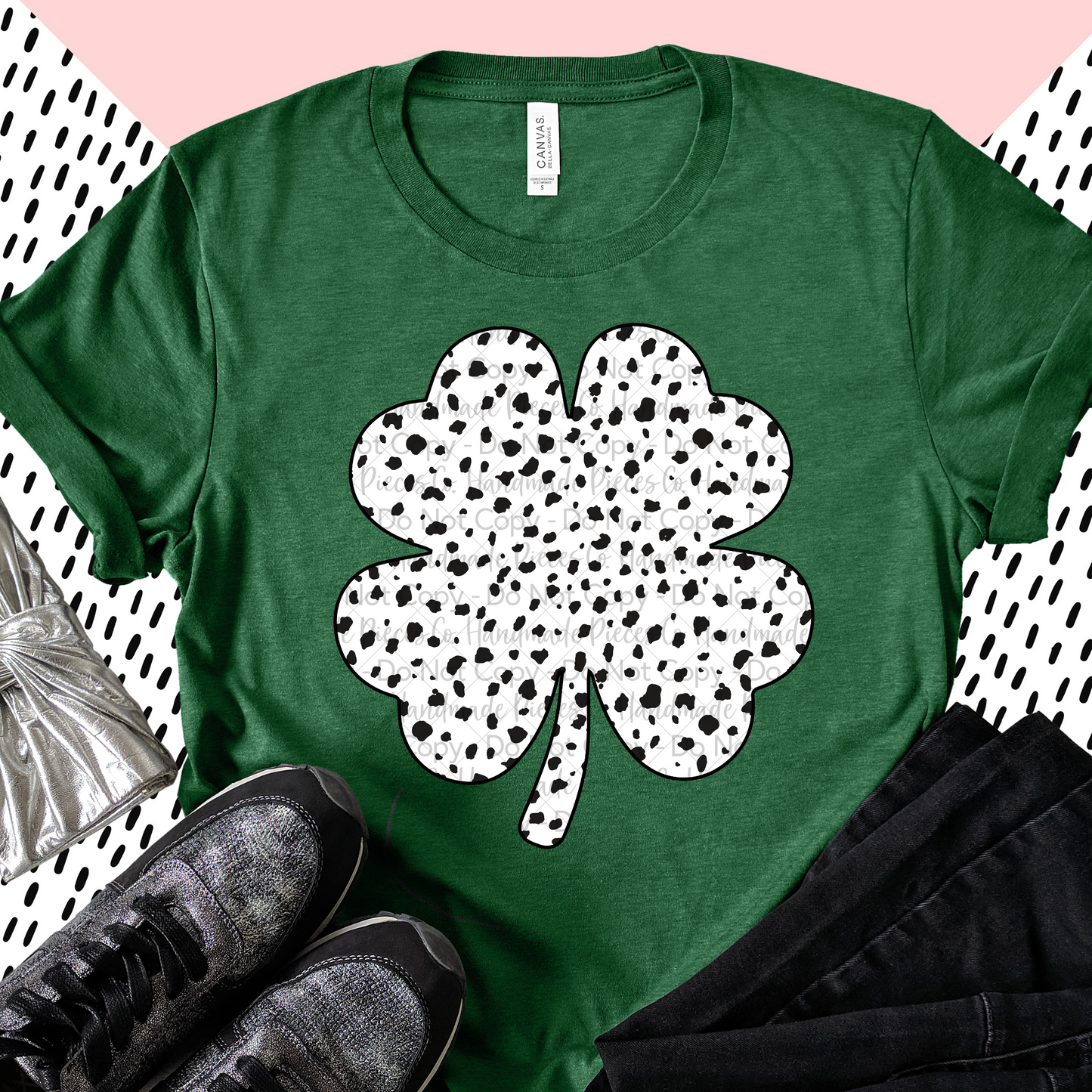 Shamrock, Dalmatian - Digital Download