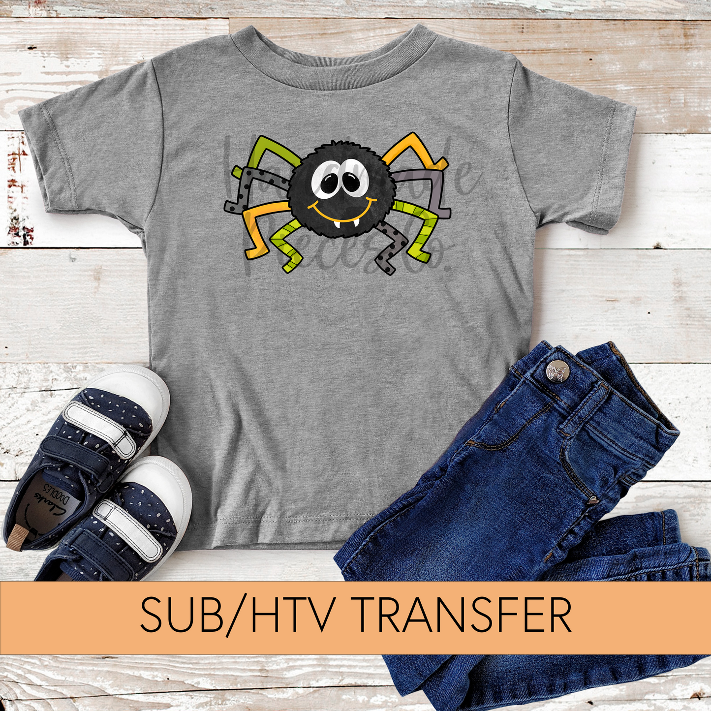 Spider, 2 - Sublimation or HTV Transfer