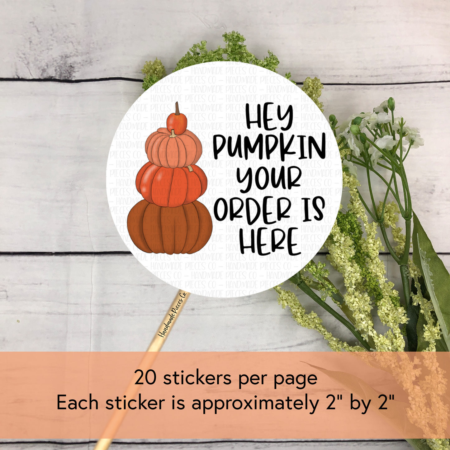 Fall Packaging Sticker