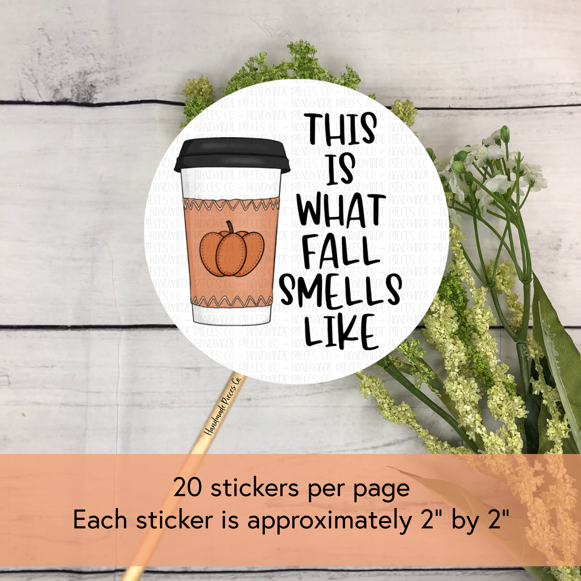 Fall Packaging Sticker