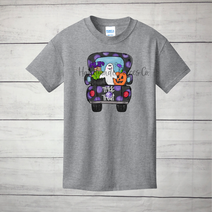 Trick or Treat Truck Graphic Shirt