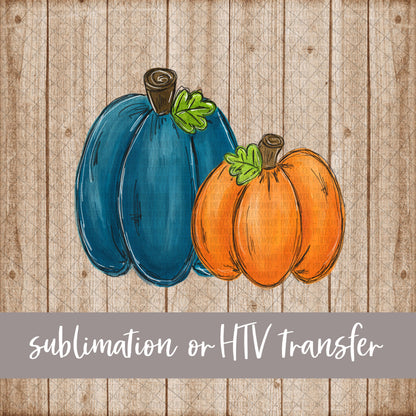 Pumpkin Duo - Sublimation or HTV Transfer