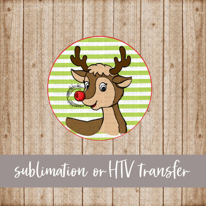 Reindeer - Sublimation or HTV Transfer