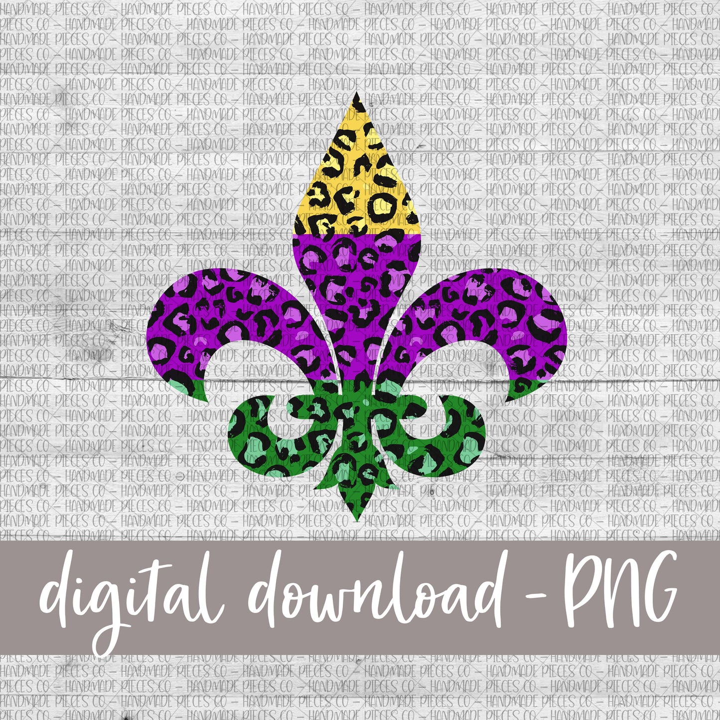 Fleur De Lis, Leopard Trio - Digital Download