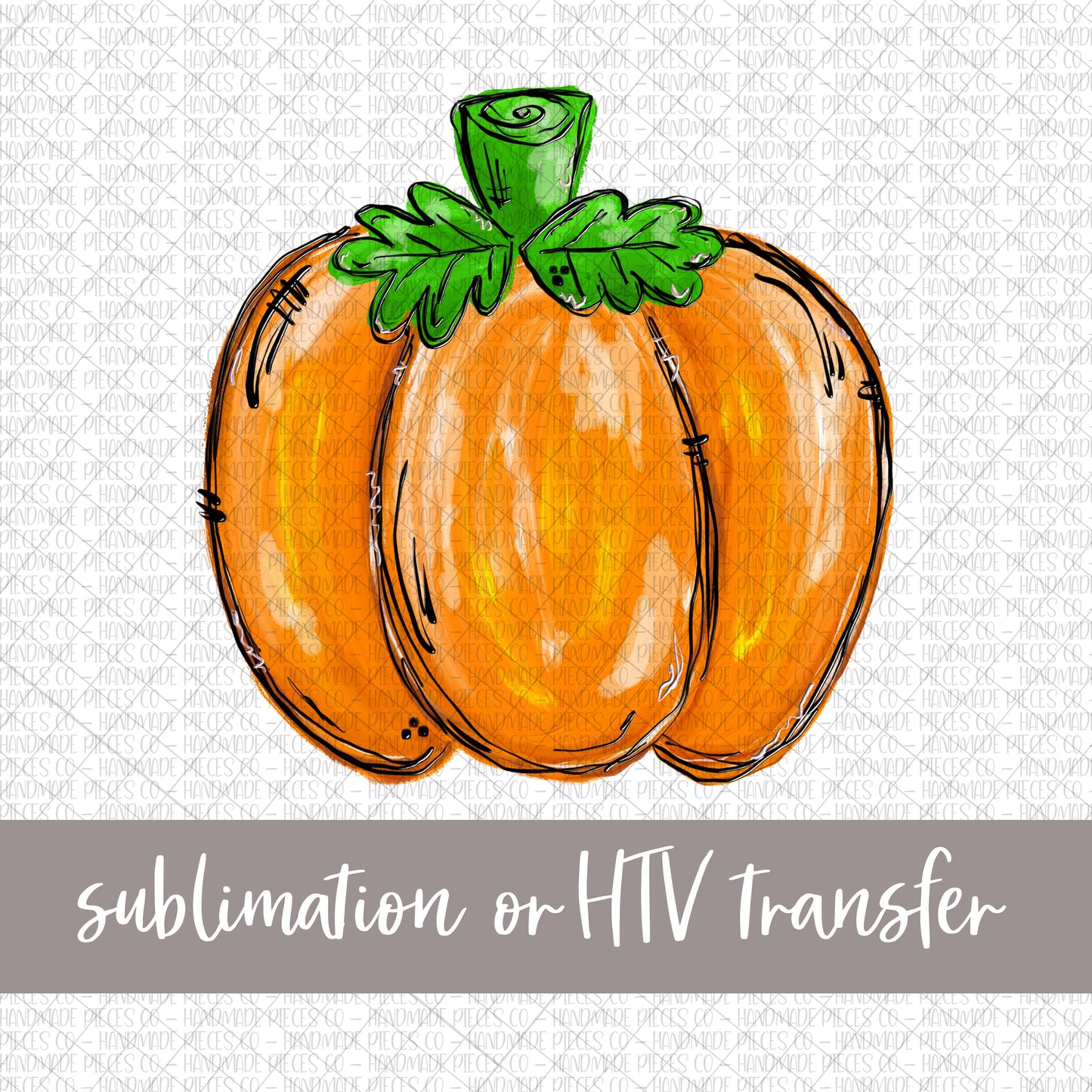 Pumpkin - Sublimation or HTV Transfer