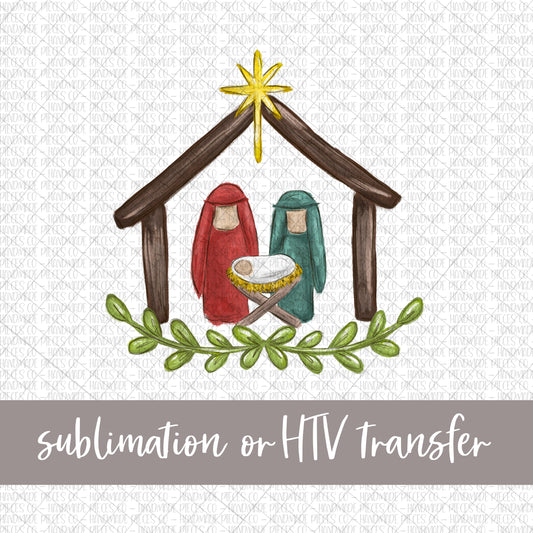 Nativity -  Sublimation or HTV Transfer