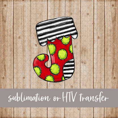 Christmas Stocking -  Sublimation or HTV Transfer