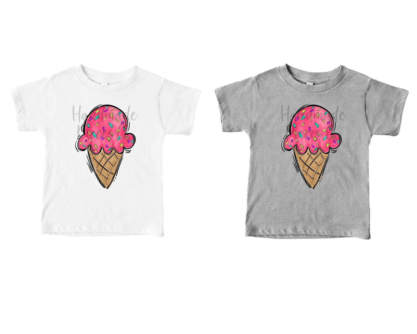 Ice Cream in Cone - Sublimation or HTV Transfer