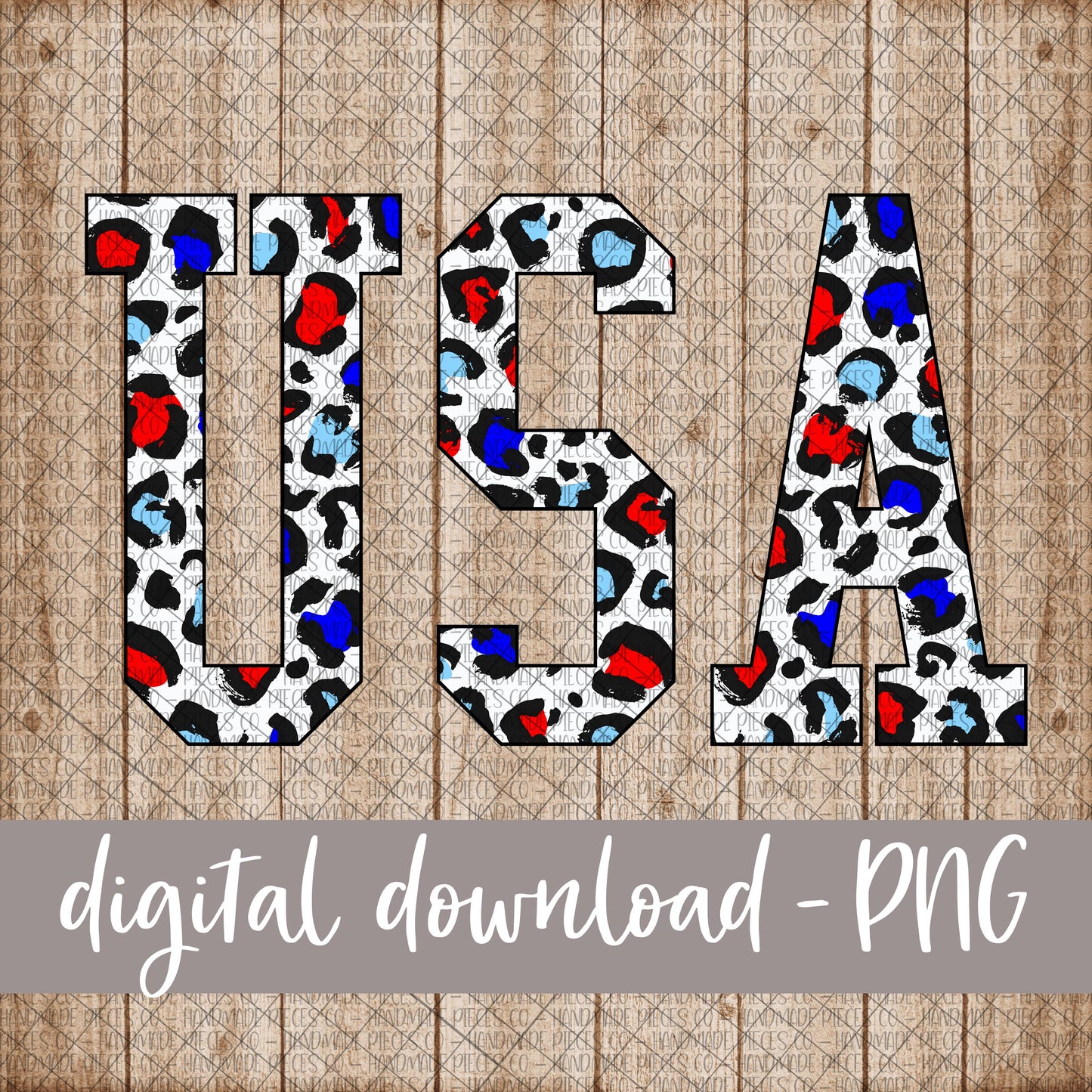 USA, Leopard Patriotic Version 2 - Digital Download