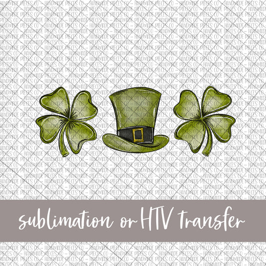 Shamrock Trio - Sublimation Transfer