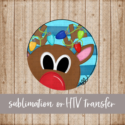 Reindeer, Boy - Sublimation or HTV Transfer