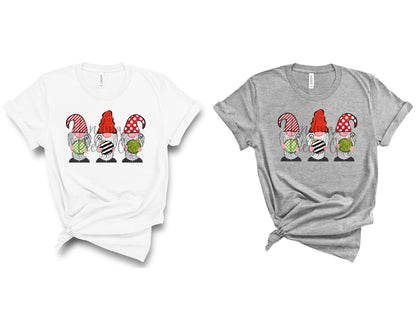 Gnomes, Christmas Ornaments, Green - Sublimation or HTV Transfer