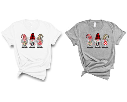 Gnomes, Christmas Ornaments, Red and Leopard - Sublimation or HTV Transfer