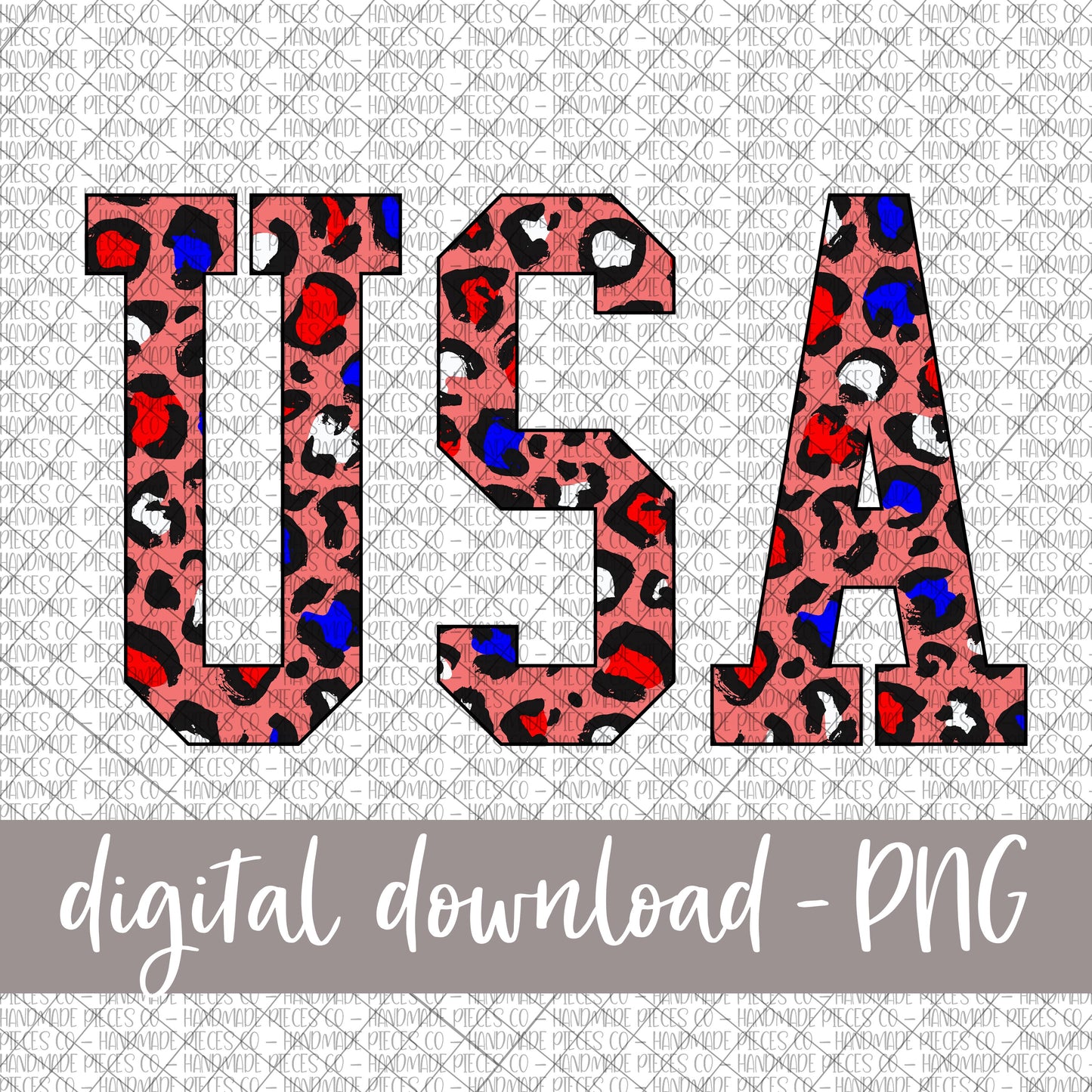 USA, Leopard Patriotic Version 1 - Digital Download