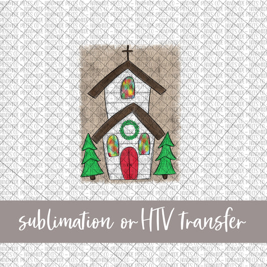 Church - Sublimation or HTV Transfer