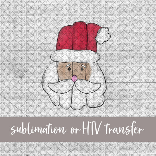 Santa - Sublimation or HTV Transfer