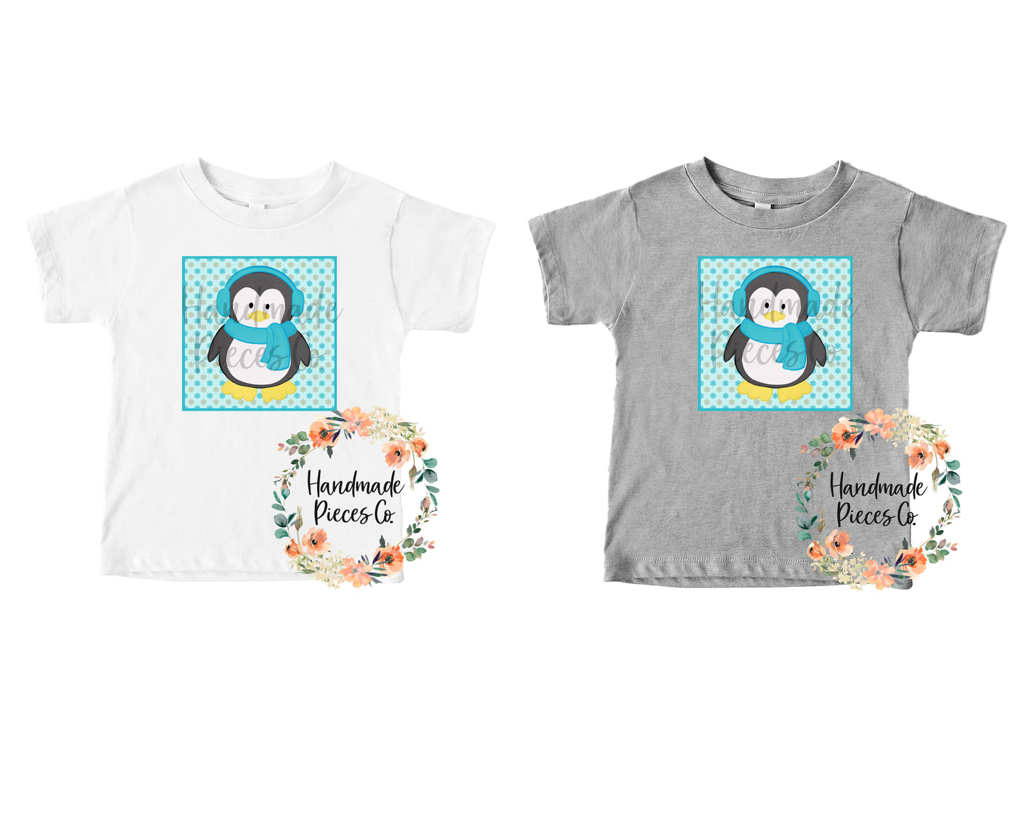 Penguin, Blue - Sublimation or HTV Transfer