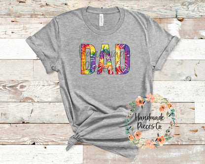 Dad, Tie Dye - Sublimation or HTV Transfer