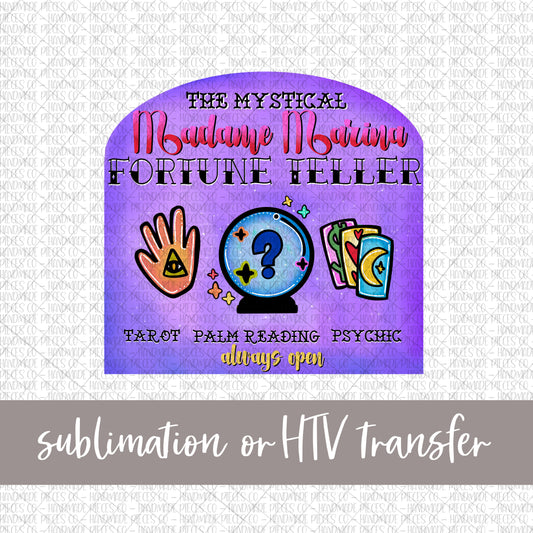 Fortune Teller - Sublimation or HTV Transfer