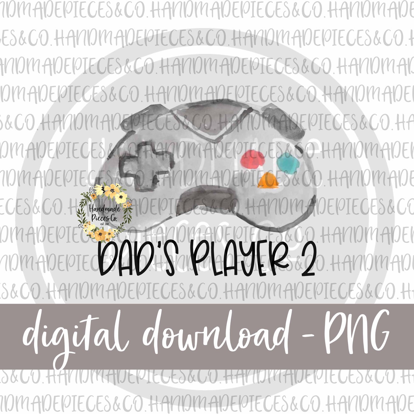 Game Controller, Dad's Player 2 - Digital Download