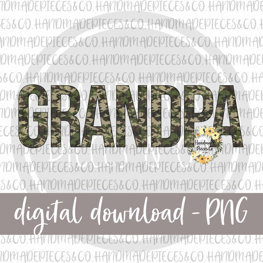 Grandpa, Camouflage - Digital Download