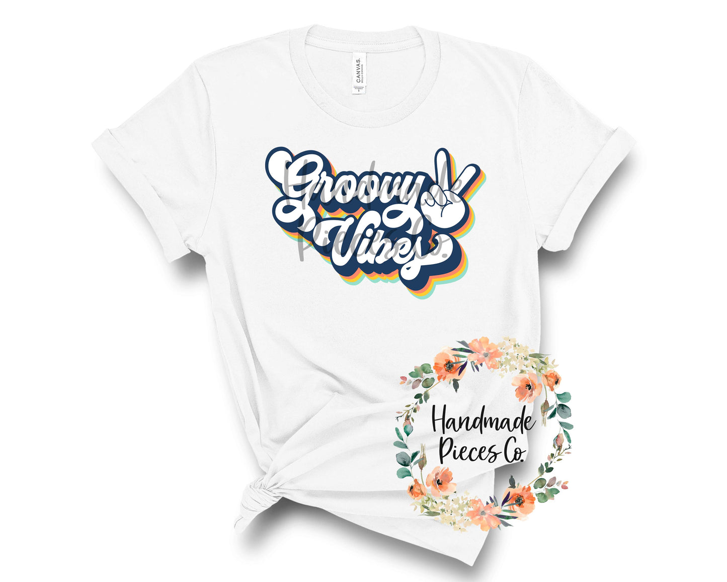 Groovy Vibes, Retro - Sublimation or HTV Transfer