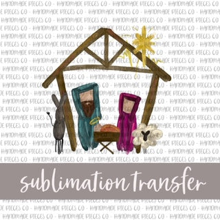 Nativity - Sublimation Transfer