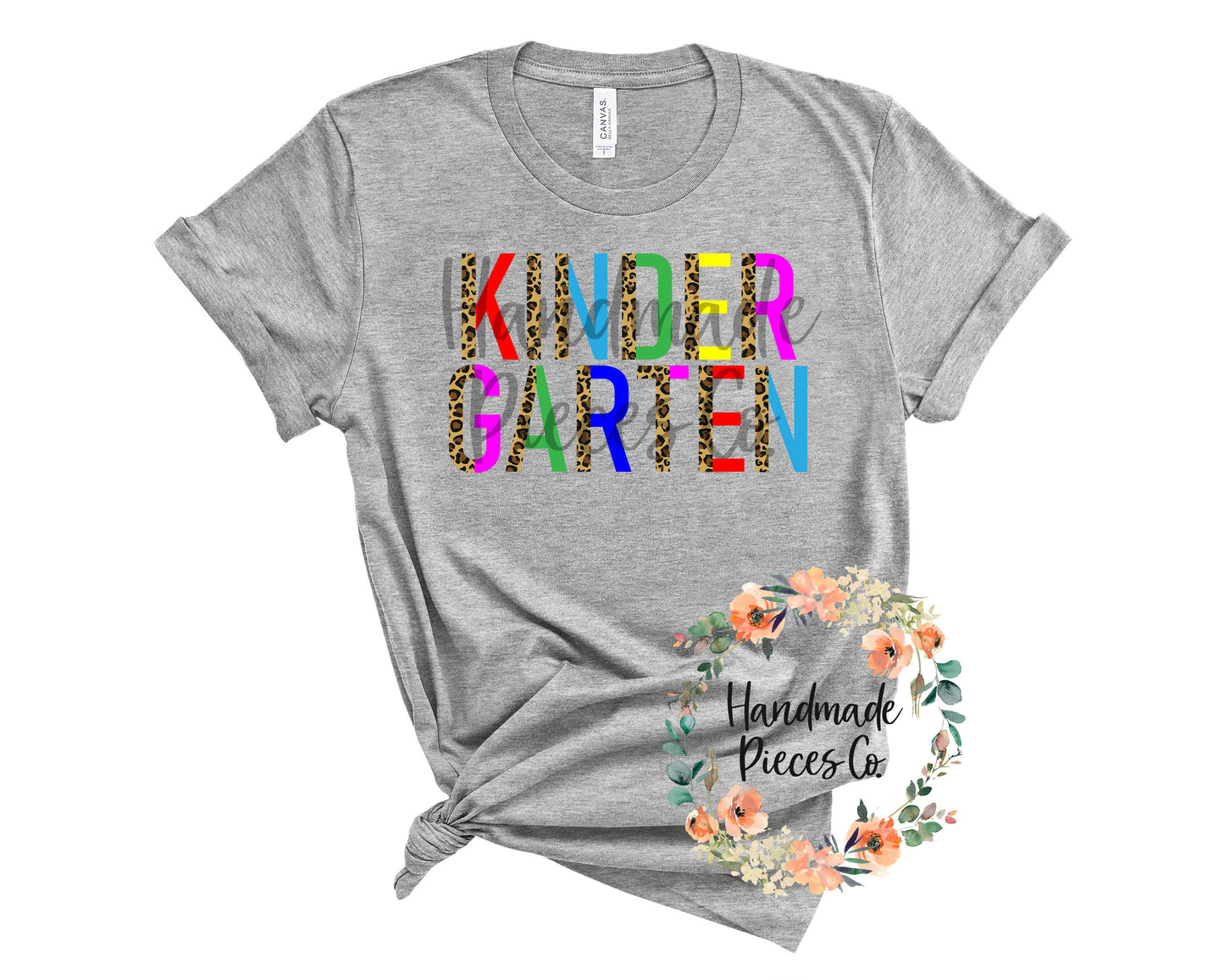 Kindergarten, Leopard Split - Sublimation or HTV Transfer