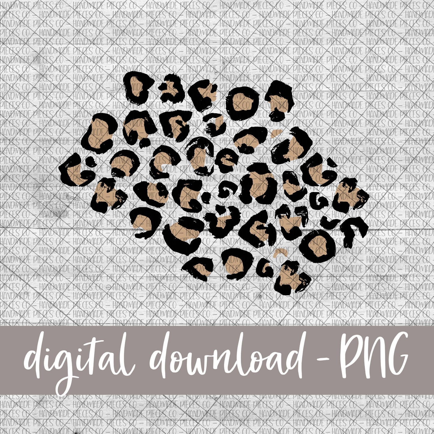 Leopard Patch, Light Leopard - Digital Download