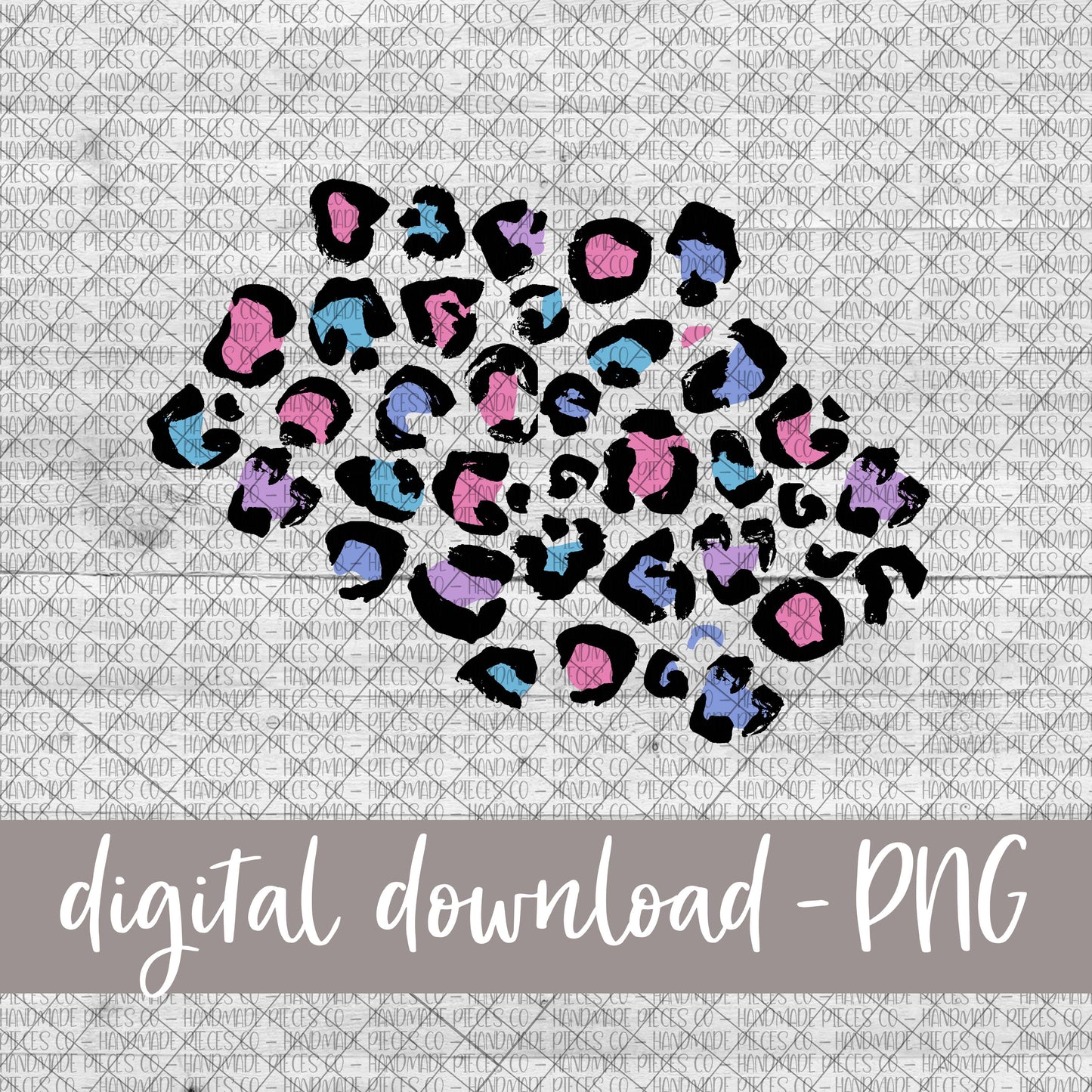 Leopard Patch, Spring Pastel - Digital Download