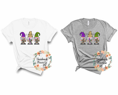 Gnomes, Mardi Gras - Sublimation or HTV Transfer