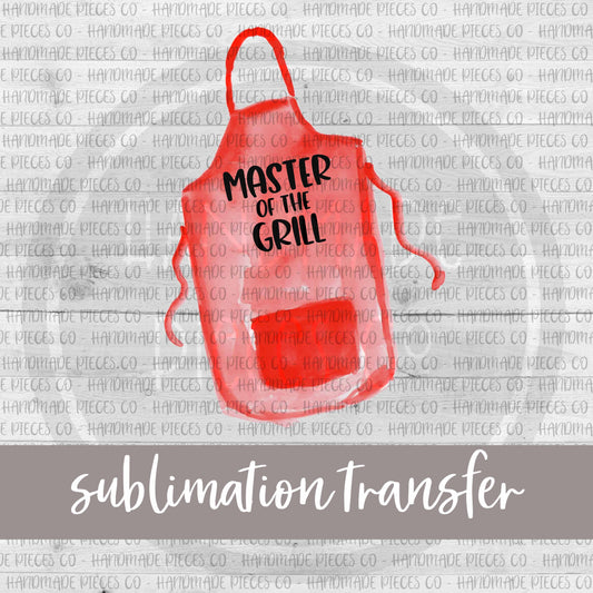 Master of the Grill Apron - Sublimation Transfer