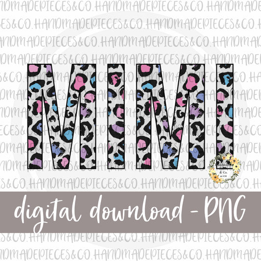 Mimi, Leopard Spring Pastel - Digital Download